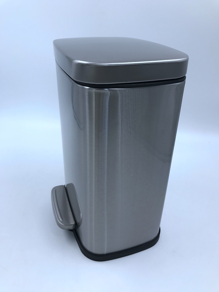black waste bin with lid Black Resident Bin With Tavel