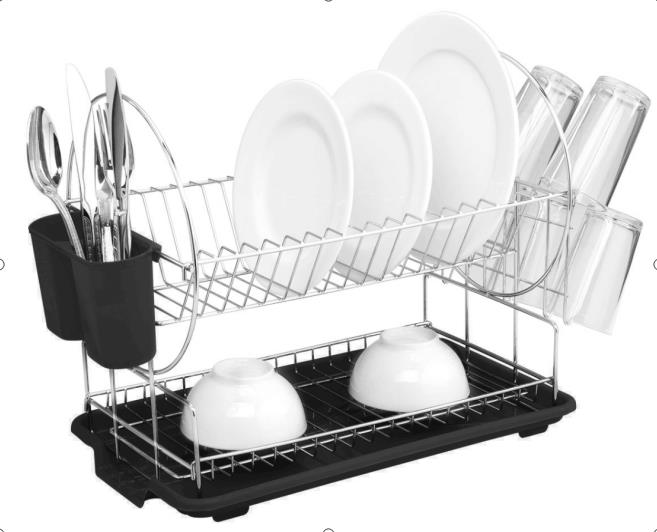 estante de secado de platos 