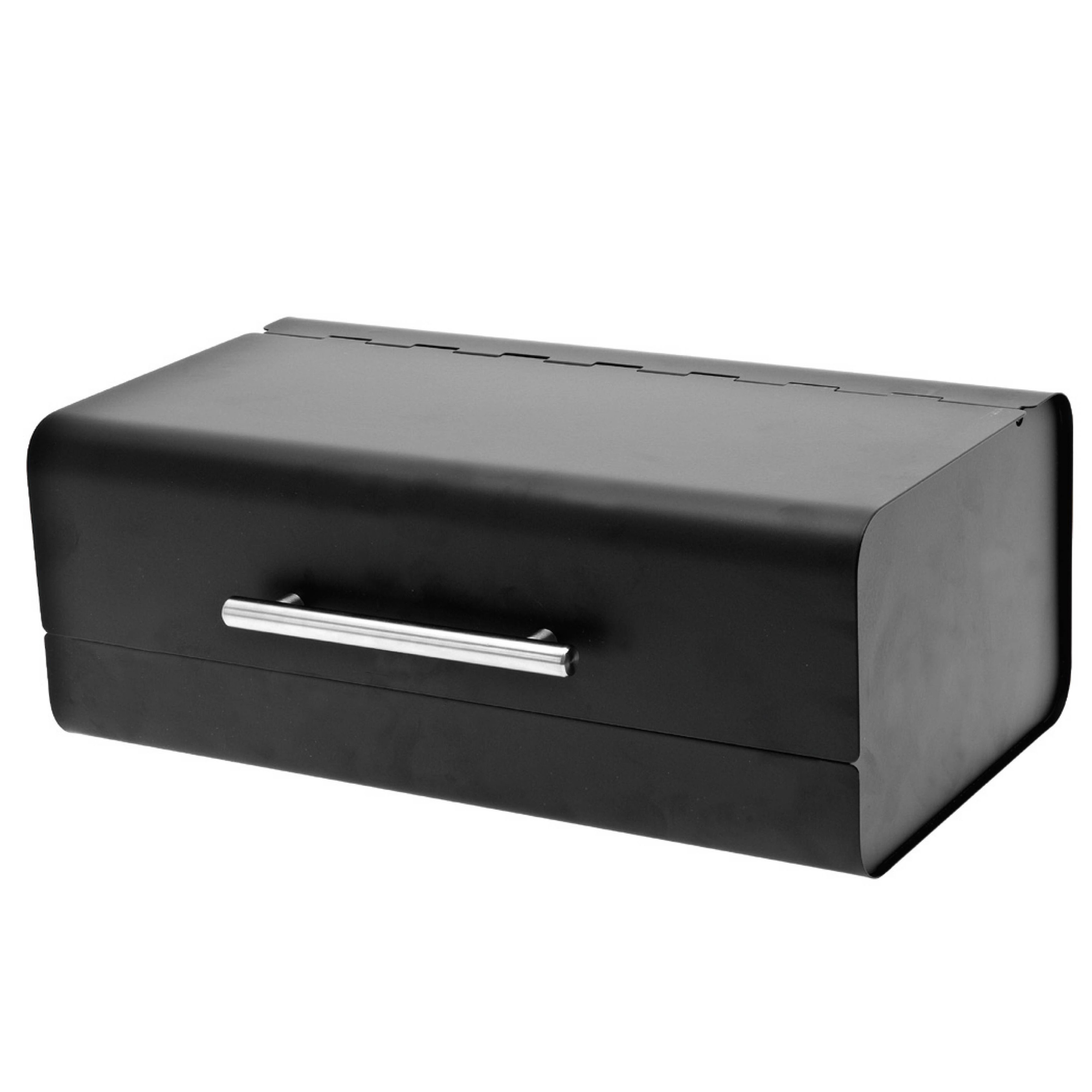 Schwarze Küchentheke Brotbox 