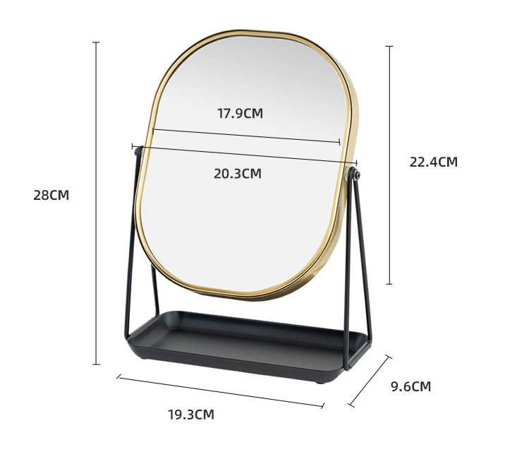 Doppelseitiger Make -up -Spiegel