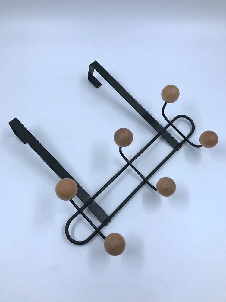 sobre los ganchos de la puerta 